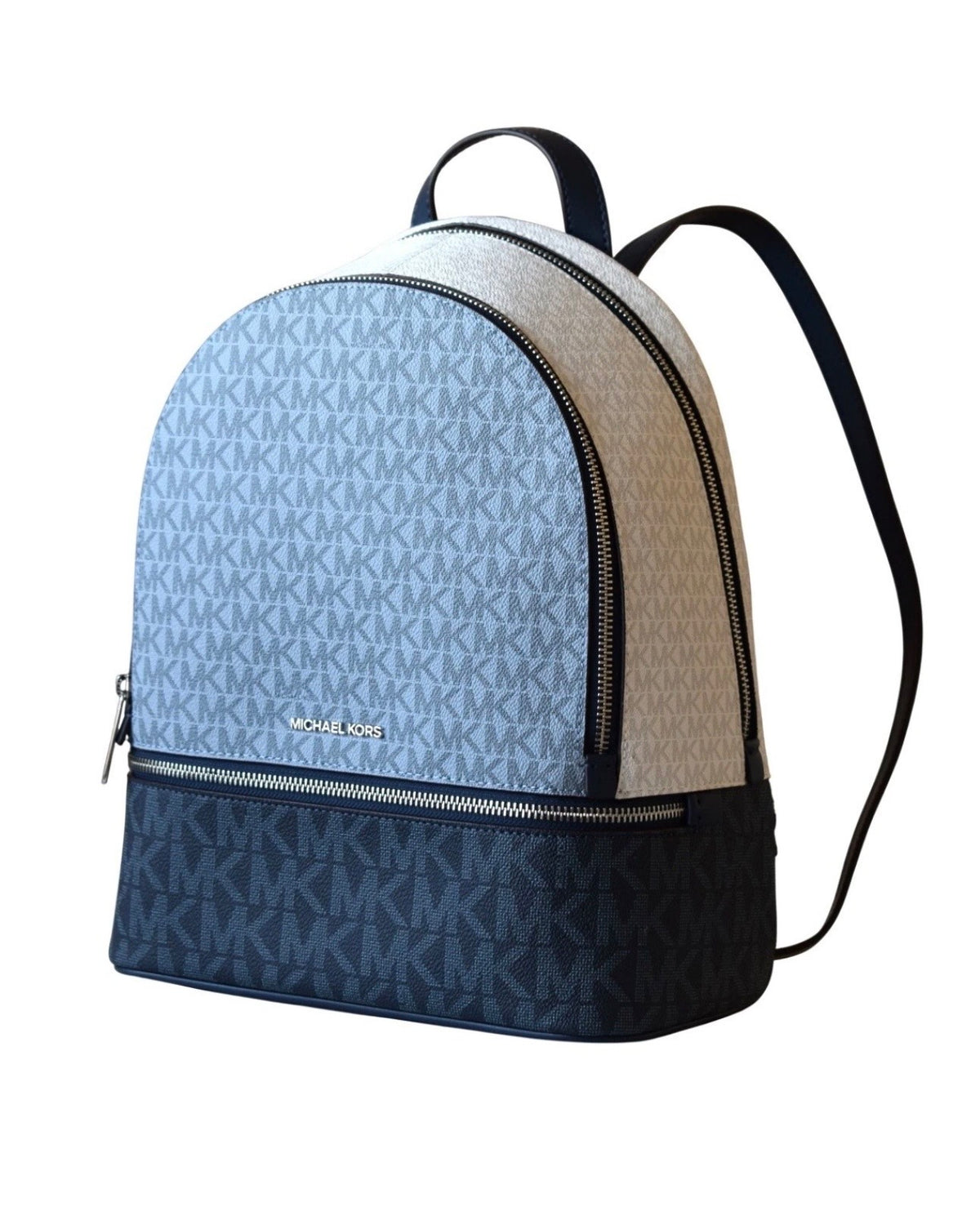 ZAINO MICHAEL KORS BLU IN MONOGRAM-ELEGANTE