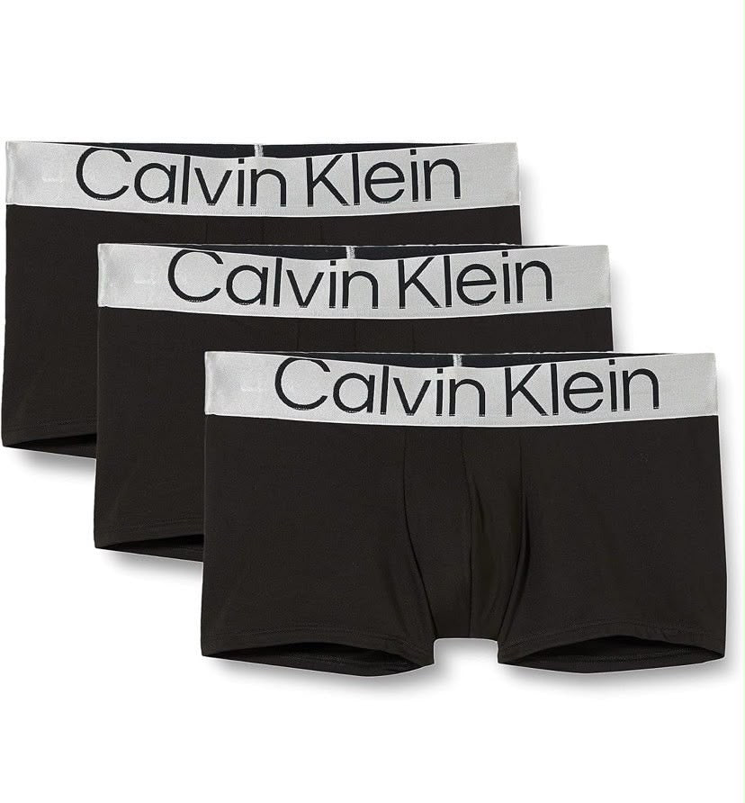 Calvin Klein 3 paia di boxer Reconsidered Steel Trunk