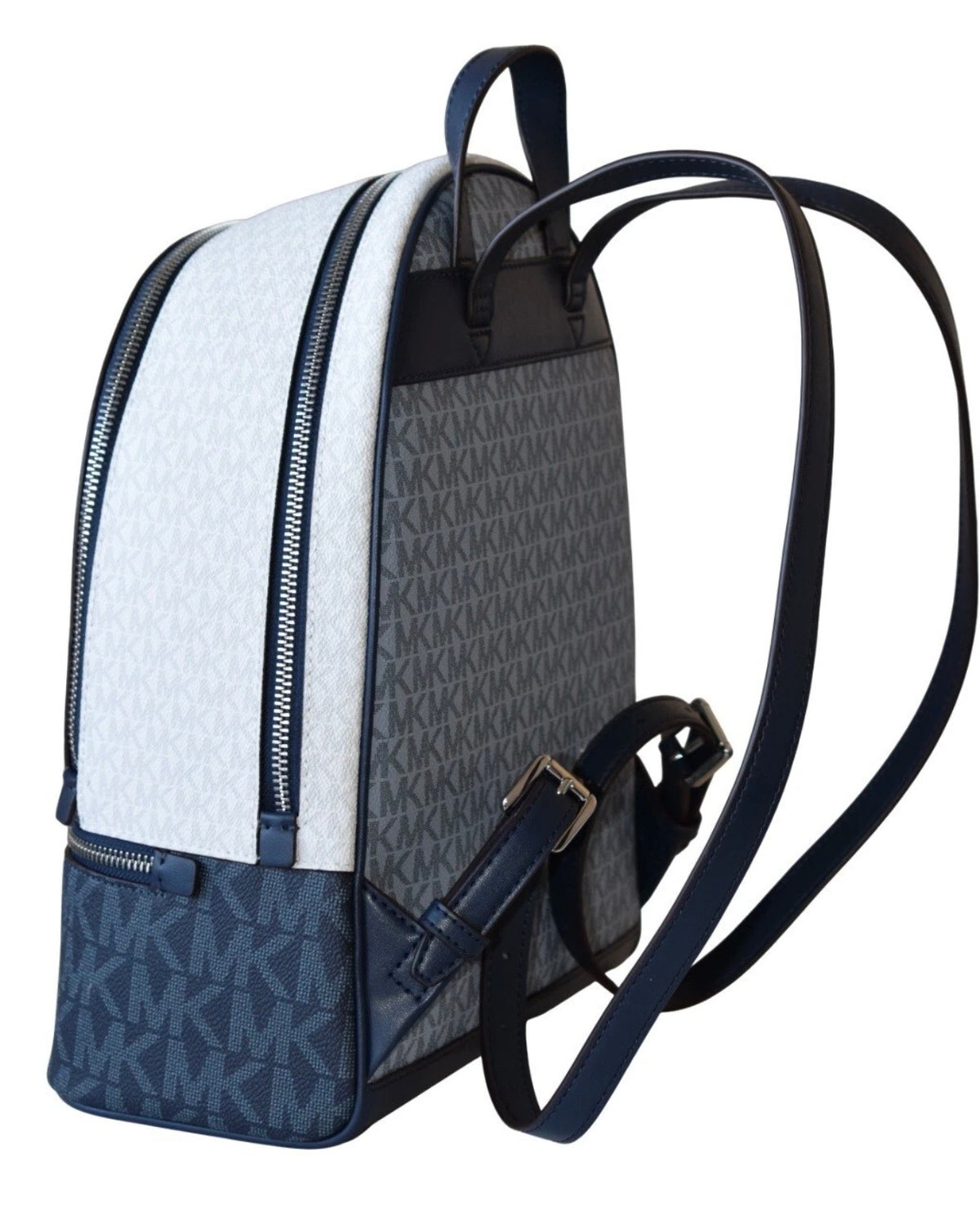 ZAINO MICHAEL KORS BLU IN MONOGRAM-ELEGANTE
