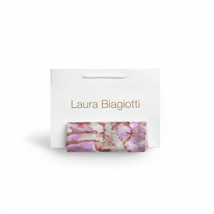Foulard Laura Biagiotti Floreale Multicolore in Seta