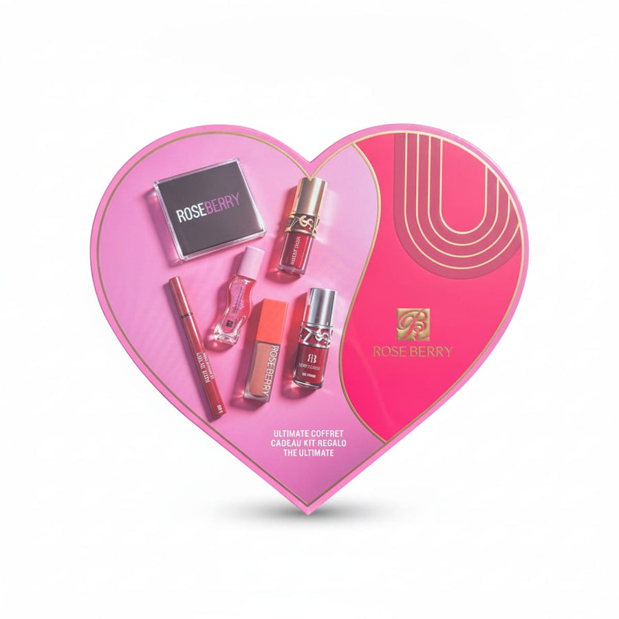 Cofanetto Regalo Roseberry Ultimate - Make-up Labbra e Viso Made in Italy