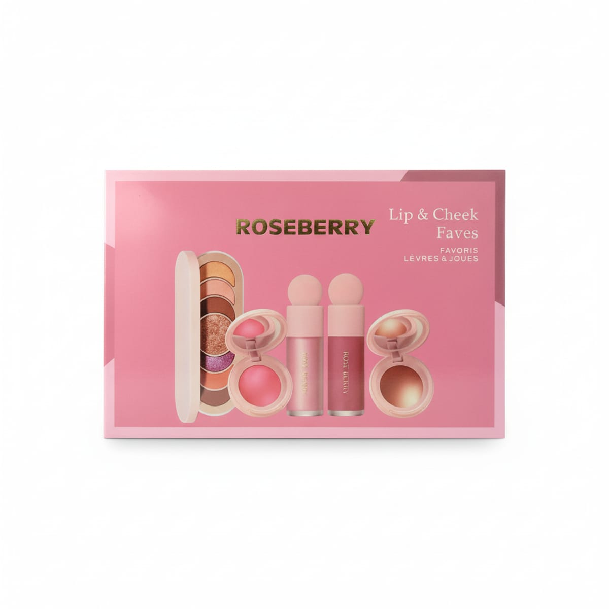Cofanetto Roseberry Lip & Cheek Faves – Trucchi Labbra e Guance Originali