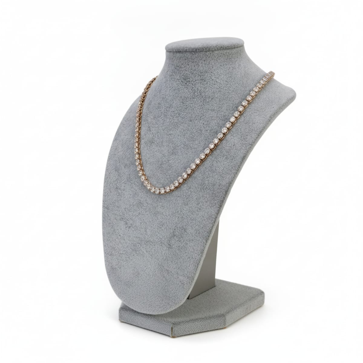 Collana Tennis con Zirconi Bianchi Effetto Diamante - Made in Italy