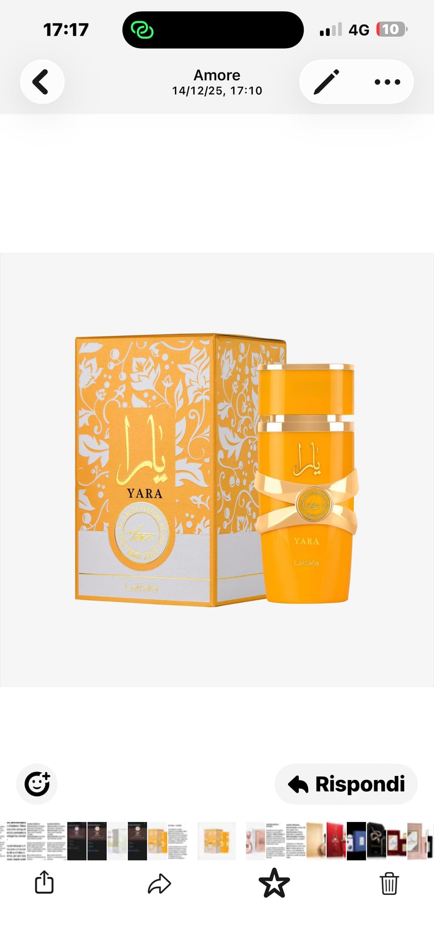 Eau de parfum Yara Tours di Lattafa