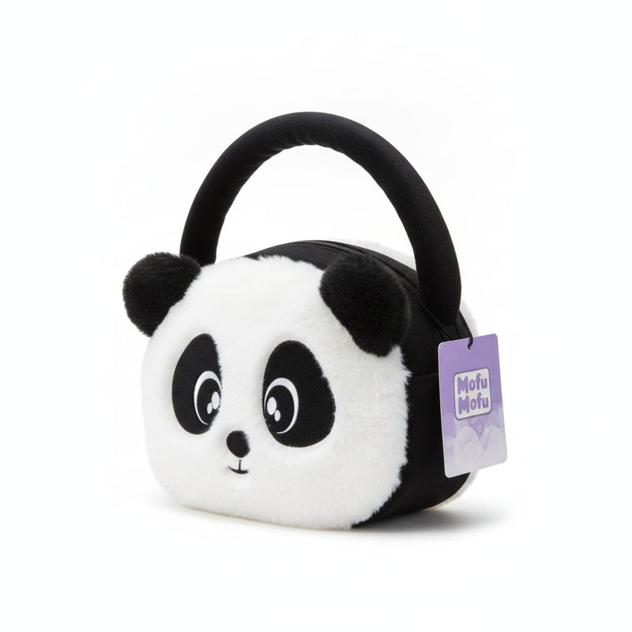Borsa a tracolla Panda Mofu Mofu in peluche