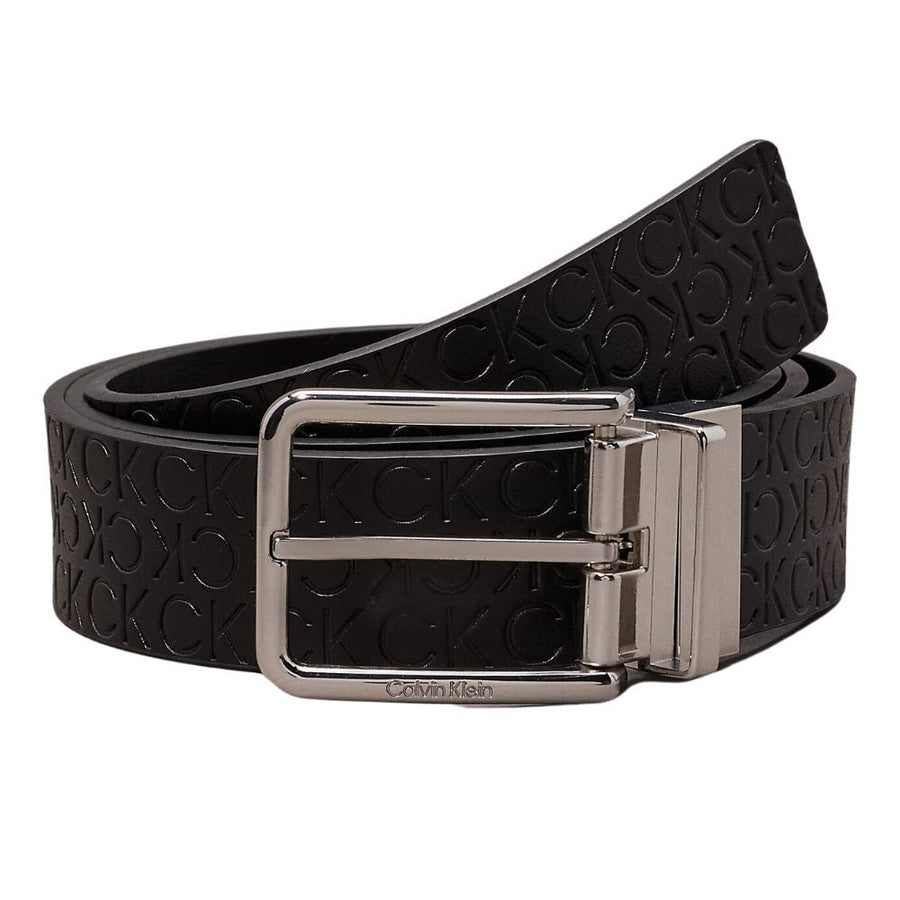 Cintura Uomo Calvin Klein Reversibile con Monogramma CK