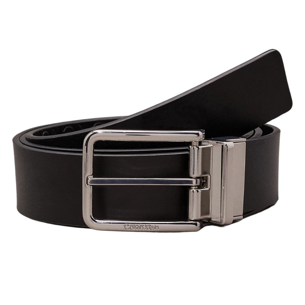 Cintura Uomo Calvin Klein Reversibile con Monogramma CK