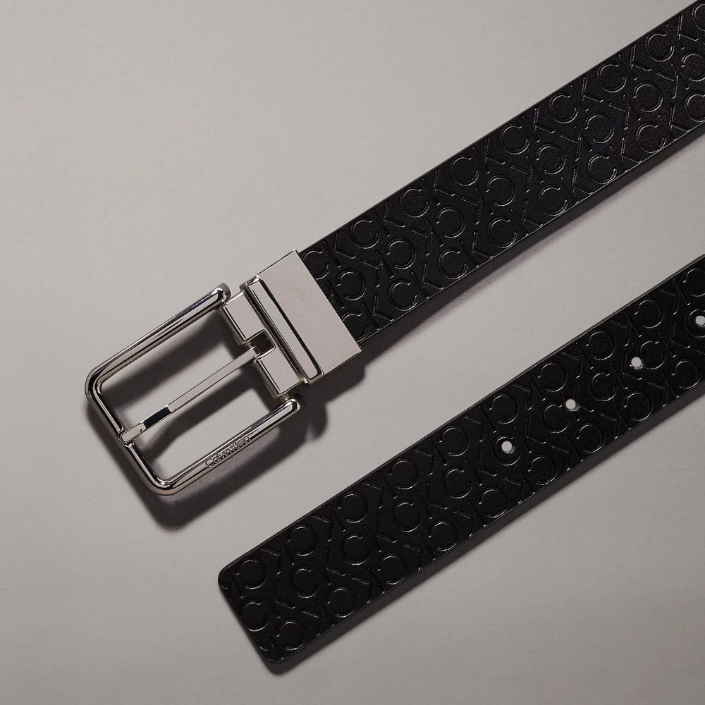 Cintura Uomo Calvin Klein Reversibile con Monogramma CK