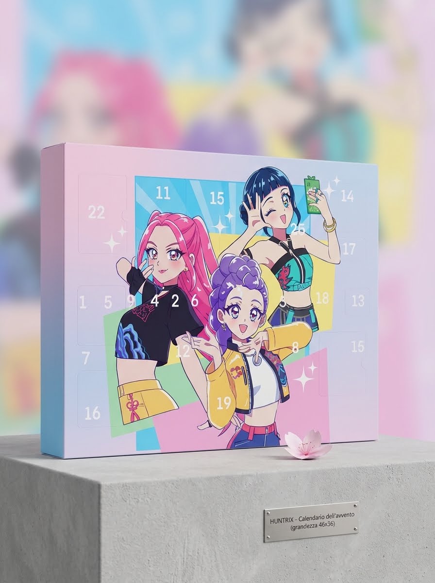 Calendario dell'Avvento K-Pop Huntrix (46x36 cm) – 24 Sorprese Esclusive