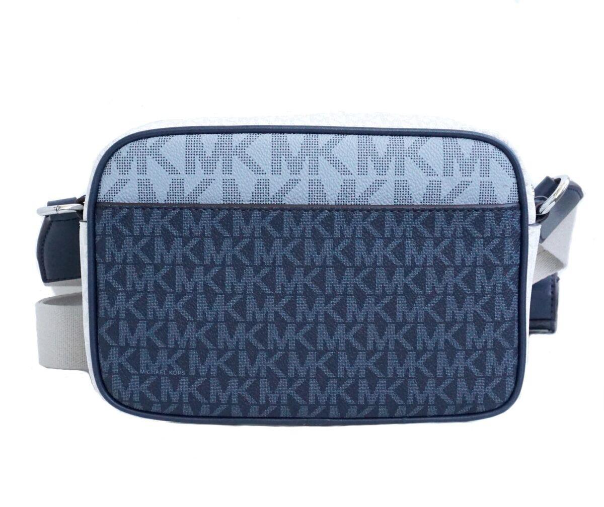 BORSA MULTIPOCKET MICHAEL KORS – MONOGRAM BLU